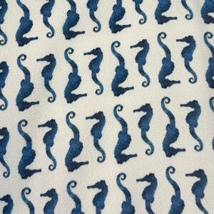 Contemporaine sleeveless seahorse blouse